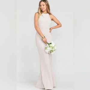 Show Me Your Mumu Chicago Bridesmaids Dress in “show me the ring stretch”